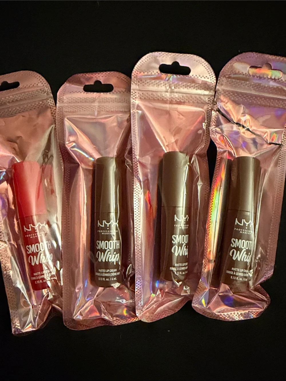NYX Smooth Whip Matte Lip Creams — Brown & Red Set